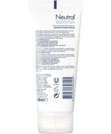  Neutral Neutral Intensive Repair Cream 0% 100 ml - Buy Online on GoSupps.com