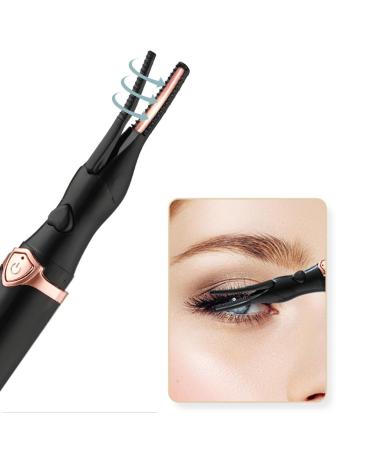 1 Pcs Electric Heated Eyelash Curler - Rechargeable & Long Lasting Lash Curler for Effortless Makeup in Black - Buy Online on GoSupps.com