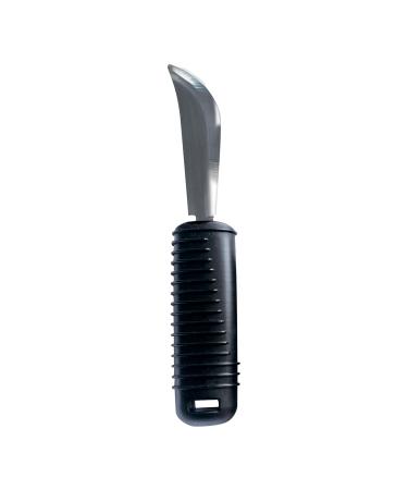 Gima 4-Part Cutlery Set for Seniors & Disabled - Ergonomic Fork Knife Spoon & Teaspoon with Rubber Grip for Easy Handling - Buy Online on GoSupps.com
