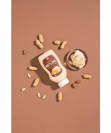All-Nutrition Nutlove White Peanut Choco Sauce - Sugar-Free Dessert Syrup Fat-Free & Low-Calorie - 280g - Buy Online on GoSupps.com