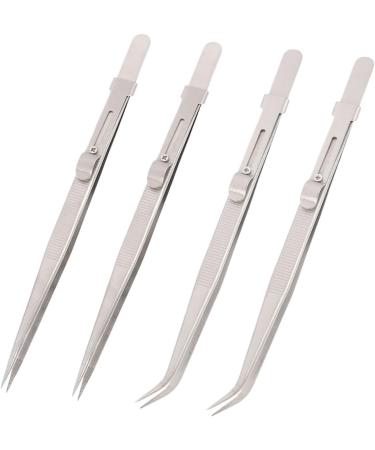 Precision Tool 16-Piece Stainless Steel Tweezers Set | Rubis Precision Tweezers for Coins & Handicrafts | Durable & High-Quality Metal Pincers - 16.5x1cm - Buy Online on GoSupps.com