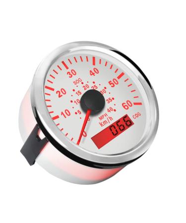 ELING GPS Speedometer for Boat & Yacht | 0-60 km/h 0-40 mph | Backlit 85mm | 12V/24V | Accurate Speed Meter - Buy Online on GoSupps.com