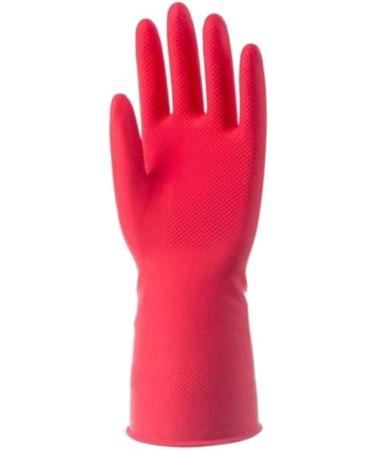 Dishwashing Gloves Household Cleaning Non-Slip Durable Kitchen Washing Bowl Household Laundry Waterproof Latex Rubber Gloves huangse63g Small - Buy Online on GoSupps.com