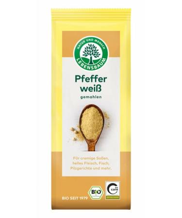 Lebensbaum Organic White Pepper ground (6 x 50 gr)