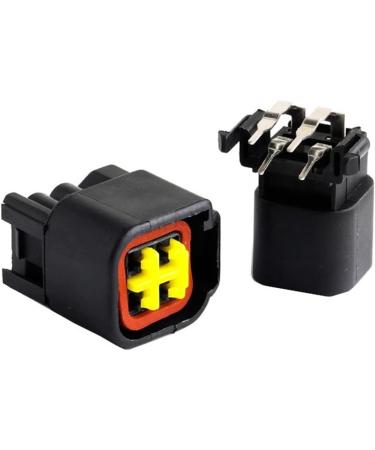 Piketu Hengliang Store: FWY-C-4F-B Waterproof 4-Pin Furukawa Electrical Housing Plug - Black Male/Female Connectors (12444-5504-2) for International Shipping - Buy Online on GoSupps.com
