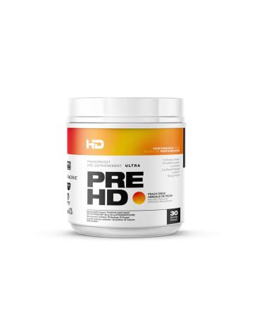 HD MUSCLE PreHD Ultra Pre Workout Powder | All in One Pre Workout | Strength & Endurance Nitric Oxide Pumps Intense Focus | L-Citrulline Creatine Arginine Nitrate Beta Alanine | 30 Servings (Peach Rings) Peach Rings 30 Servings