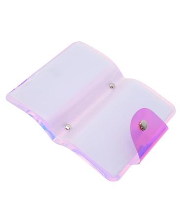 Ipetboom Nail Art Card Holder Nail Art Plates Organizer Nail Art Stamp Organizer Nail Stamping Bag Nail Art Stamp Bag Stamping Plates Storage Bag Nail Art Pouch As Printing Plate Rectangle 19x14.5cm Pink