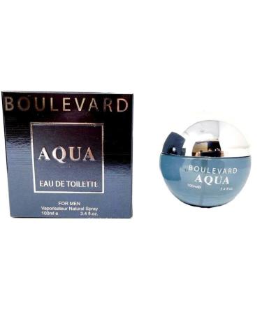 BOULEVARD AQUA FOR MEN COLOGNE EDT 3.4fl.oz.