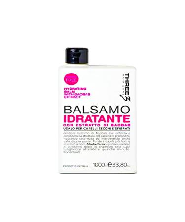 Faipa Three 3 Moisturizing conditioner for damaged hair with baobab extract 1000 ml