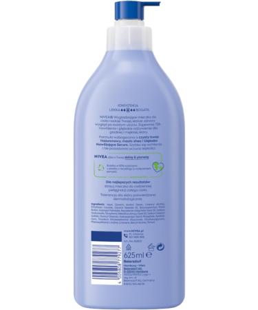 NIVEA Polish NIVEA 5in1 Complete Care Smoothing Body Melk met sheaboter met pomp 625 ml - Buy Online on GoSupps.com