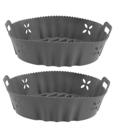 Zerodeko 2pcs Air Fryer Mat Air Fryer Baking Mat Kitchen Baking Mat Air Fryer Wax Paper Air Fryers Greyx2pcs 20x6.5cmx2pcs