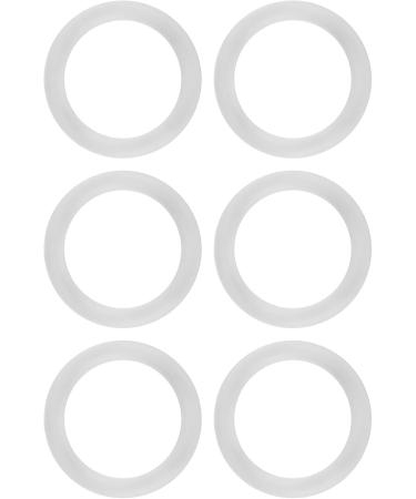 Alomejor Baby Pacifier O-Rings - 20pcs Silicone Safe Dummy Clips & Adapter Holder for Babies | Transparent Durable & Secure - Buy Online on GoSupps.com