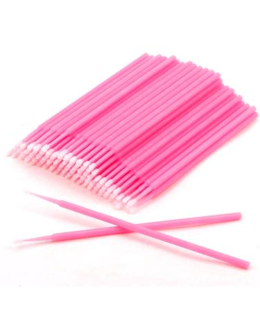 INNA-Beauty Micro Brushes Eyelash Extensions Applicators Swabs Fine Eye Lash Application 100 PCS 100 Count (Pack of 1)