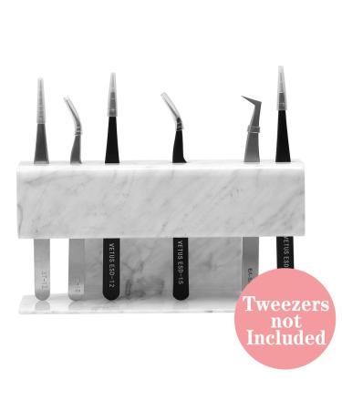 GEMERRY Marbling Tweezer Holder Stand for Lash Extension Supplies - Acrylic Display Storage with 8 Pcs Tweezers Shelf Holder - Buy Online on GoSupps.com