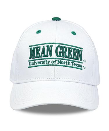 NCAA North Texas Mean Green Unisex NCAA The Game bar Design Hat, White, Adjustable
