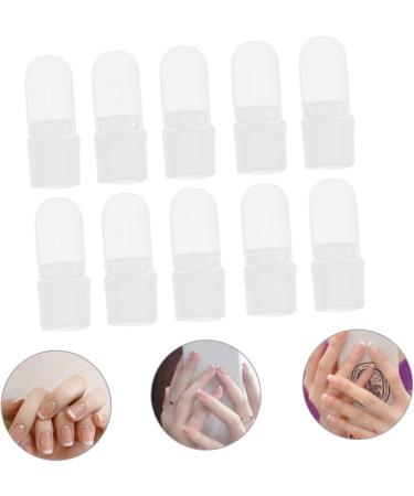 Housoutil Nail Monomer Dish 60 Pcs Nail Case Manicure Anti-scratch Plastic Latex Nail Guard 4x2cmx3pcs As Shownx3pcs - Buy Online on GoSupps.com