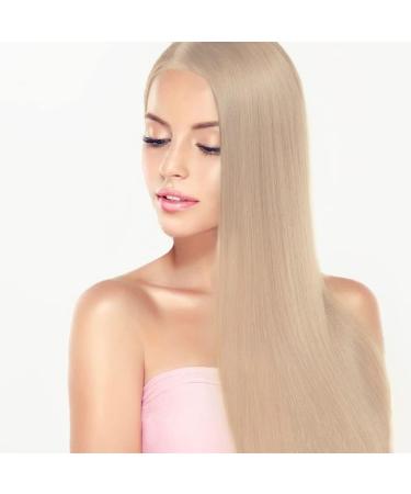 hair2heart Micro Ring Hair Extensions | 100% real Micro Loop human hair | Micro Beads Extension | straight Hair | #10/1 Light-Light Blonde Ash | 1 grams per strand | 16 inch - Buy Online on GoSupps.com