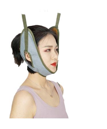 Bigfanshu Cervical Traction Belt Neck Stretcher Band Vertebrae Recovery Health Care Neck Stretch Fixing Straps for Adult Children