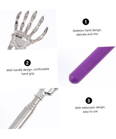 Fomiyes 4-Piece Skull Hand Crank Massage Belt - Expandable Itching Relief Tool for Blood Circulation - Linden Insertion Massage Device - Buy Online on GoSupps.com