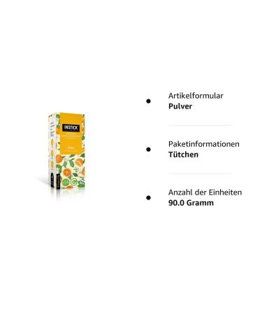 Intick Sugar-Free Instant Drink - Orange Flavor | Vegan Low-Calorie Powder with Vitamin C | 12 x 1.5L Pack | International Shipping Available - Buy Online on GoSupps.com