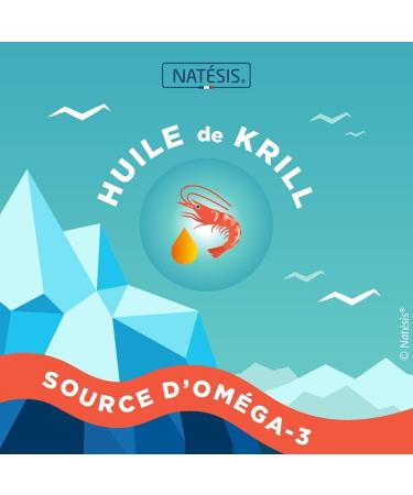 Nat sis - Pure Krill Oil - 30 Days - Concentrated in Omega-3 EPA + DHA - Odorless and Reflux Free - Heart Liver & Skin - High - Buy Online on GoSupps.com