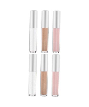 Healvian 6 Pcs Polarized Monochrome Eyeshadow Makeup Stuff Glitter Eye Makeup Korean Makeup Plastic