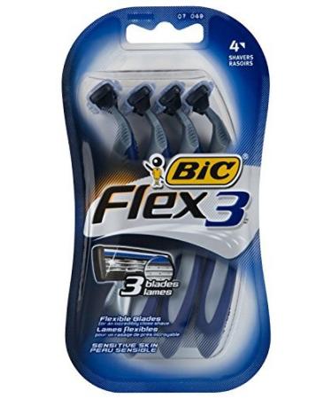 Bic Flex 3 men's shaver, 4 count (2 packs) - Buy Online on GoSupps.com