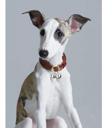 ROHOME Pure Copper Cat Dog Collar Bells Pet Tracker Round Handmade Copper Pendant Bells Brass Bells for Collar Dog Loud Anti-Lost Training Bells silver - Buy Online on GoSupps.com