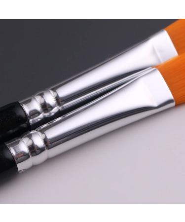 Extra Flat Round Eyebrow Concealer Brush | E32 Flat Makeup & Brow Brush for Flawless Application - Buy Online on GoSupps.com