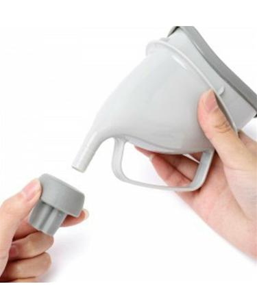 Portable Urinals 1PC Indoor Outdoor Car Travel Portable Adult Urinal Unisex Potty Pee Funnel Peeing Standing Man Woman Toilet Portable Urinal for Men Women (Color : Grey) - Buy Online on GoSupps.com