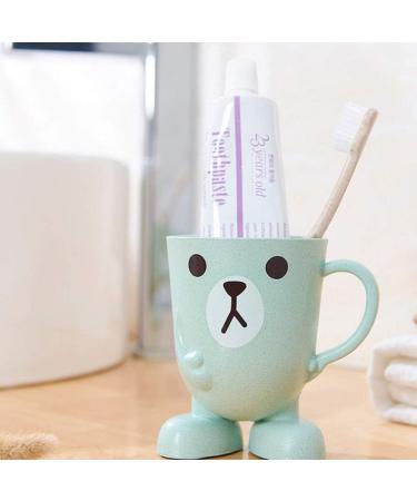 Buy Cartoon Toothbrush Travel Case & Mouth Cup - Universal Fall-Proof Handle - Pink | Shop Internationally - Buy Online on GoSupps.com