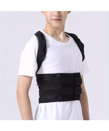 mdlian Young Students Hunchback Orthotics With Men And Women Invisible Special Correction Back Correction Belt (Color : D Size : Large) Large D
