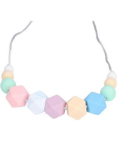Silicone Teething Necklace for Moms and Babies - Chewable Teether for Sensory Development - Baby and Toddler Toy - Type 1 - Buy Online on GoSupps.com
