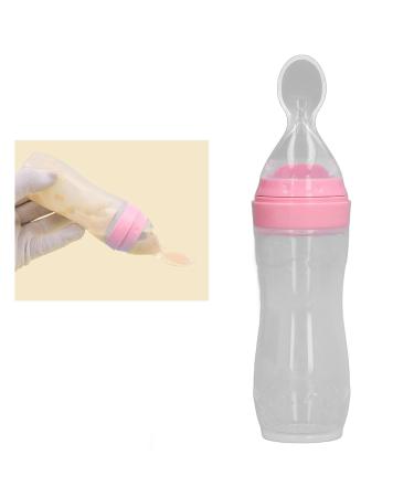 Buy Food Grade Silicone Baby Bottle Spoon - Gum Massage & Squeeze Design for Easy Baby Feeding - Buy Online on GoSupps.com