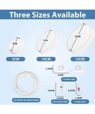 Flintronic Nano Aquarium Air Stone - Ultra Quiet Aerator for Ponds & Aquariums | Tiny Bubbles for Enhanced Oxygen (100mm) - Buy Online on GoSupps.com