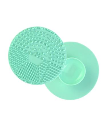 Angoily Brush Cleaning Tool Portable Washing Tool Scrubber Make up Kit Makeup Sponge Cleaners Makeup Cleaning Mat for Cleaning Accessories Round Detergent Sucker Cleaning Pad