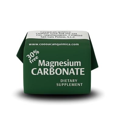 Magnesium Carbonate Cubes 1 Piece (7g) Pure Food-Grade Non-GMO Gluten-Free Vegan Carbonato de Magnesio en Cubos Made in Mexico
