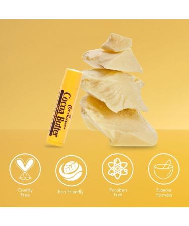 Cococare Cocoa Butter Lip Balm 0.15 oz (Pack of 8) - Buy Online on GoSupps.com