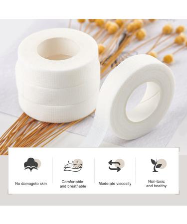 Lunamoon 10 Roll Eyelash Extension Tape - Micropore Isolation Lash Tape - Best Adhesive for Eyelash Extensions (White 12mm) - Buy Online on GoSupps.com