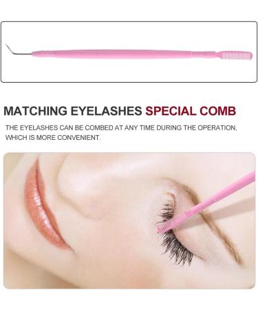 Eyelash Separator Comb Eyelash Brush Eyelash Lifting Eyelash Enhancement Tool Eyelash Brush Extension and Tint Lash Lift Pink 1 Piece - Buy Online on GoSupps.com