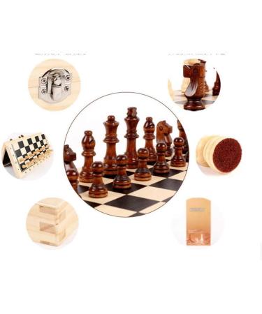 International Chess Suitable for Beginners Collapsible Wooden Magnetic Children/Adult Training Special Chess Convenient(Puzzle Entertainment Party) - Buy Online on GoSupps.com