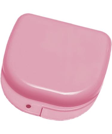 Professional Retainer Case - Portable Dustproof Storage Box for False Teeth & Prosthesis - Night Protection Holder (Rose) - Buy Online on GoSupps.com