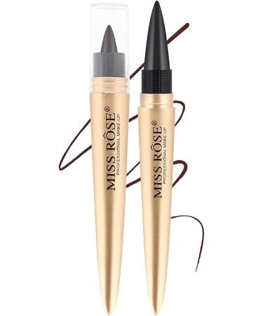 Smudge Proof Eyeliner Pencil | for Women Eye Makeup Liquid Eyeliner - Multi-Use Eye Liner Pencil Soft Natural Transfer-Proof Waterproof Liner Easily to Create Any Look Aezon Brown - Buy Online on GoSupps.com