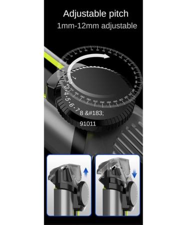 Paociuro Cordless Rechargeable Hair Clipper & Trimmer Beard Trimmer for Men Adjustable Beard Trimmer with 4 Limit Combs - Buy Online on GoSupps.com