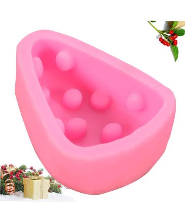 MAGICLULU Soap Mold Triangle Mold Sushi Mold Maker Capacillos para Cupcake Silicone Baking Molds Silicone Cheese Mold Cookie Mold Silicone Candy Mold Cakes Chocolate France 3D Pink - Buy Online on GoSupps.com