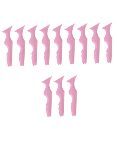 MAGICLULU 12 Pcs Silicone Beauty Ruler Resin Mold Keychain Comb Eye Liner Stencils for Eyes Key Chain Bevel