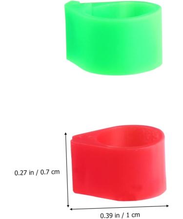 400 Pcs Pigeon Foot Ring Pigeon Supplies Number Baby 1X0.5cmx2pcs Colorfulx2pcs - Buy Online on GoSupps.com