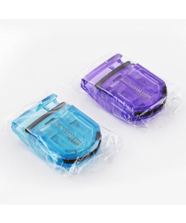 Lash Makeup Tool with Refill Pad Portable Fashion Eyelash Curler Small Plastic Beauty Multicolor Portable Curler for Travel - Buy Online on GoSupps.com