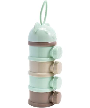 Baby Milk Powder Milk Powder Dosing Box 4 Compartments Milk Powder Box for Baby Portable Food for Fruits Snacks and Nuts - Buy Online on GoSupps.com