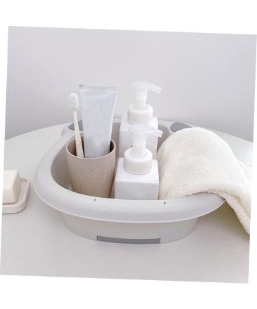 Hohopeti 1 Set wash basin hand wash clothes laundry washboard washing clothes board ice bucket baby household Grey 30x29cm - Buy Online on GoSupps.com